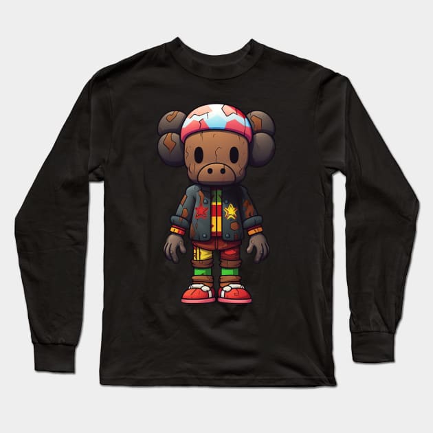 Hypebeast Kaws Figures Long Sleeve T-Shirt by Nenok